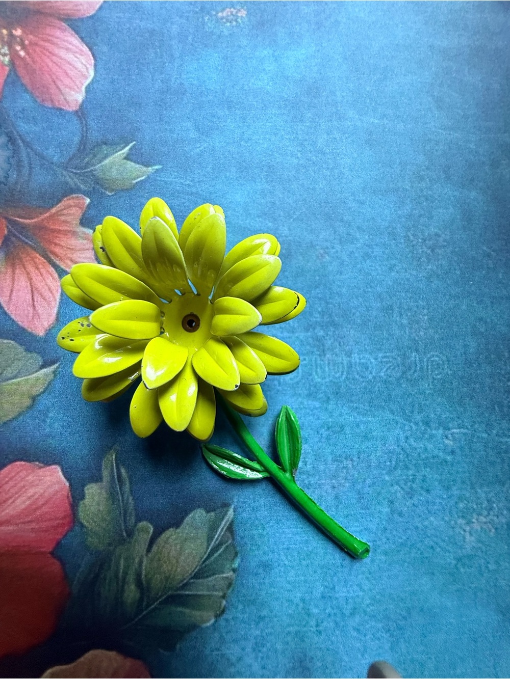 Yellow Flower Brooch Pin - Women Accessories